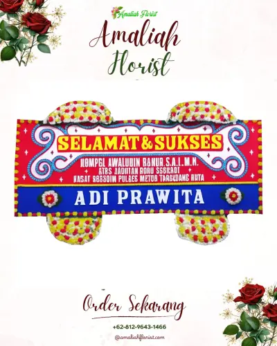 Karangan Bunga Ucapan Selamat di Sikumana
