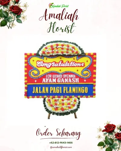 Bunga Papan Congratulation di Sikumana